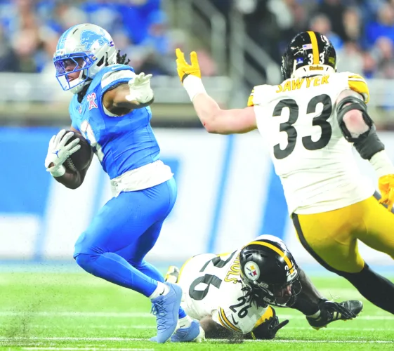 Lions’ Gibbs heralded as a top NFL back